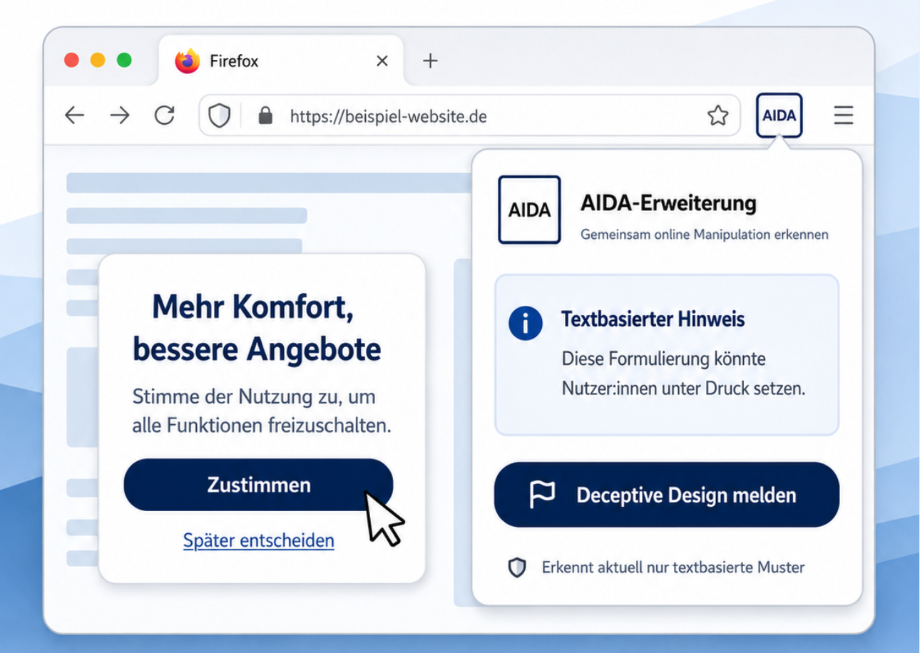 AIDA Browser-Erweiterung